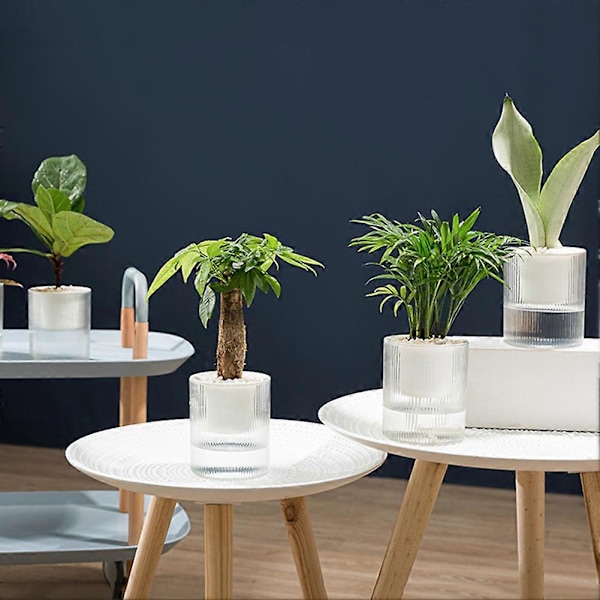 Automatisk Vandabsorberende Blomsterpotte God Dræning Genanvendelig Plantepotte Havetilbehør