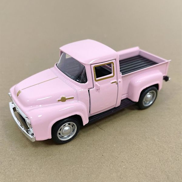 Seostettu Pickup-kuorma-auton malli Kaksi-ovinen maastoauto Näyttömallikokoelma Auto pink