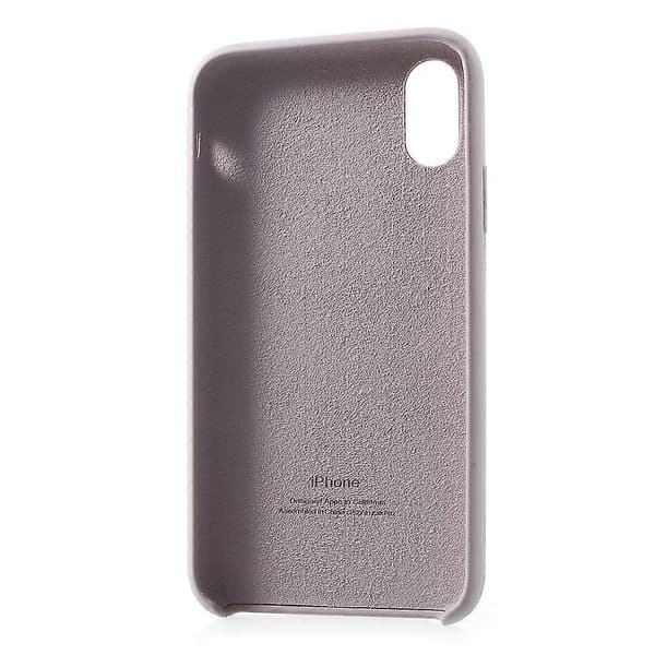 1:1 Skala Silky Solid Silikon Telefondeksel for iPhone XR 6.1 tommer style c