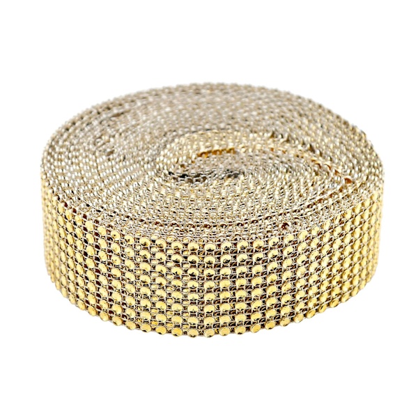 Udsalg 10 Yards Akryl Rhinestone Diamantbånd til Bryllup, Fødselsdag Dekorationer