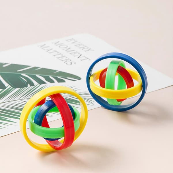 Nyhet Högkvalitativ Plast Fidget Ring Kreativ Barnpresent