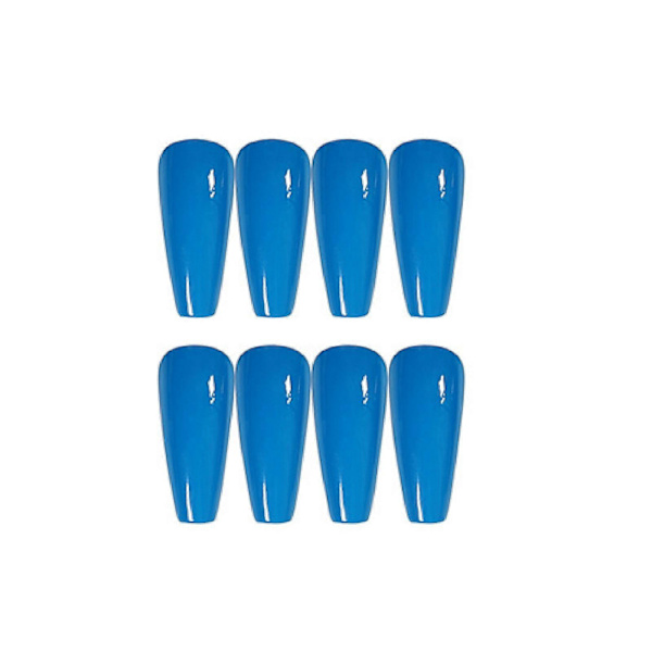 Beauty Secrets Neglelim 24 stk. Manicure Patches Bærbar Negle Lang Færdig Fransk b