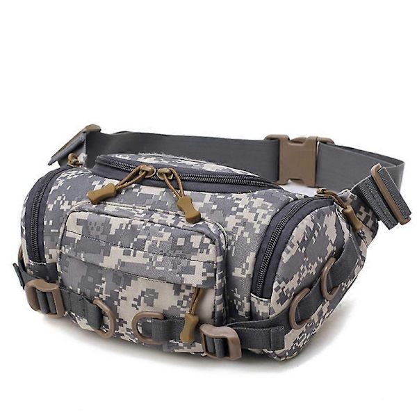 Fanny Pack Militär Midjeväsk Ryggsäck Utility Hip Pack Väska med Justerbar Rem acu camouflage