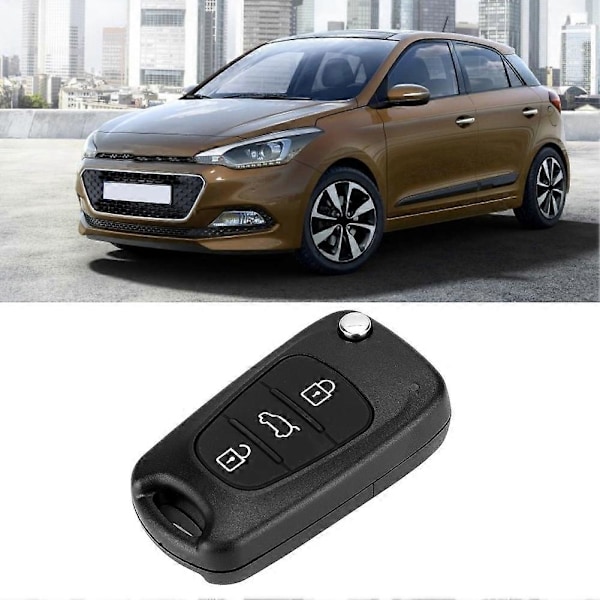 3-knapps Fjärrkontroll Nyckel Fob-fodral Skyddande Skal Passar för HYUNDAI i20 i30
