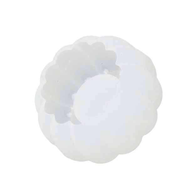 3D Pumpa Ljusformar Mycket Transparent Tjocknade DIY Återanvändbara Halloween Ljusformar för Brickor J