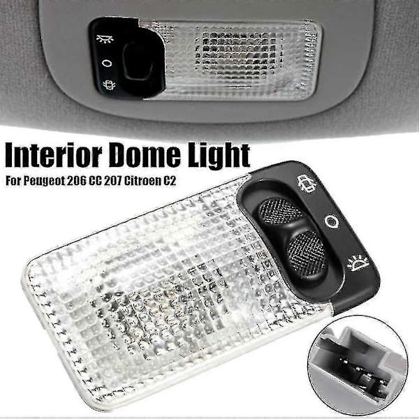 Bilens innertak Lampa Kupol Läslampa För C1 C2 C3 206 Cc 207 6362ac 6362k9 6362p3 -CHN