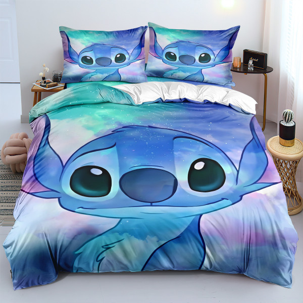 Stitch-serie borstad tredelad uppsättning RM-19 210*210 three-piece set