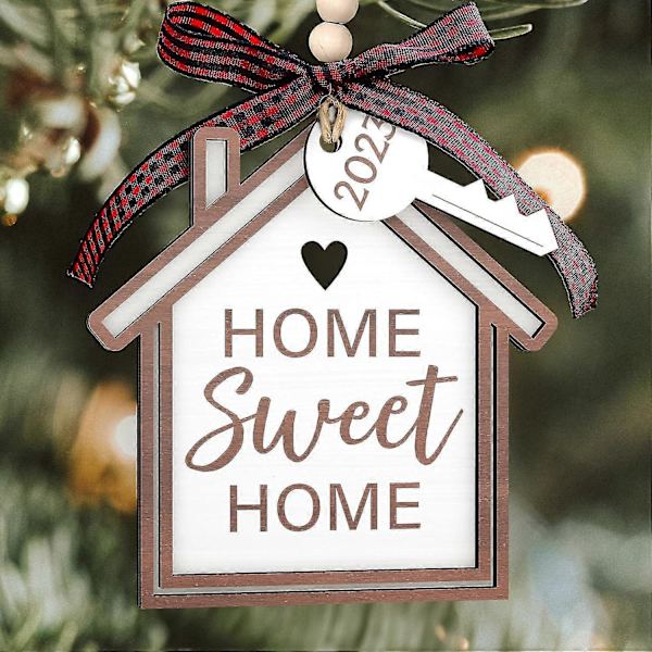 Housewarming gaver til nyt hjem, Housewarming gave til nyt hus, Første nye hjem julepynt 2024, Ny hjem gave -CHSZ style 2