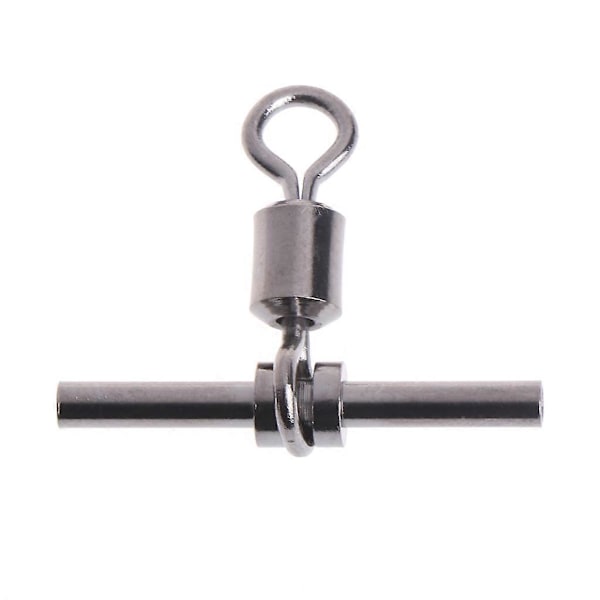 20 st T-formade fiskesnurror Fiskkolv Korslinje Mässinghuvud Fiskeutrustning 0.6mm