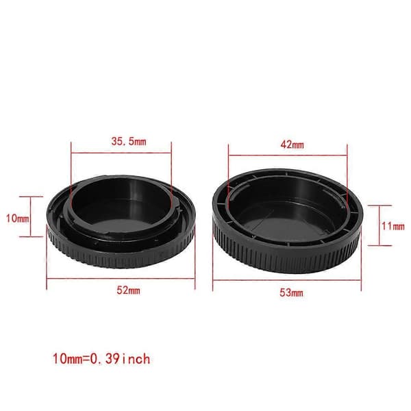 Bagerste Linseskygge til Olympus Panasonic Micro 4/3 Kamera Krops & EF Linse Erstatning b