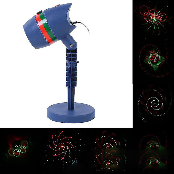 Utendørs laserlampe rød grønn utendørs radiumlampe TV TV Shopping laserlampe plen laserlampe utendørs projektor egnet for utendørsfester, store show