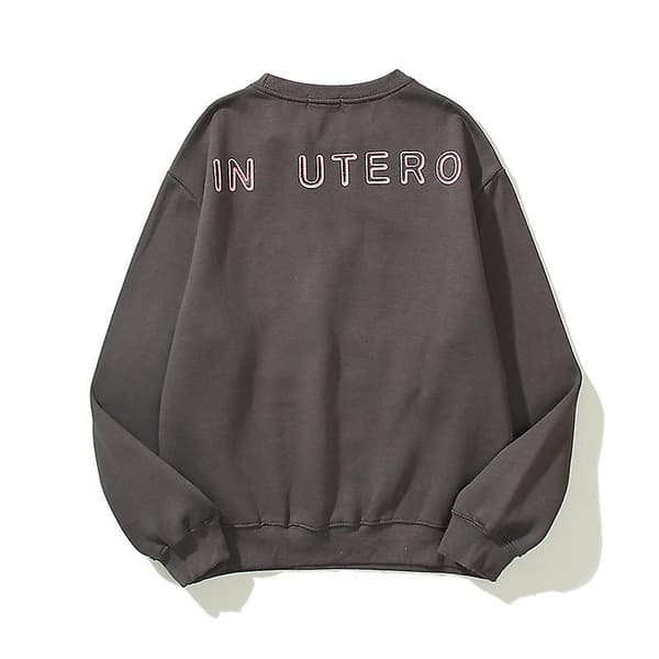 Nirvana Angels Rock Band Løs Retro Sweatshirt Crew Neck Top til Par 2xl