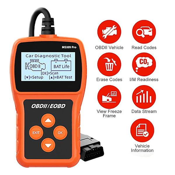 Diagnostic tool battery detection, car code reading card, car detector OBD FF R