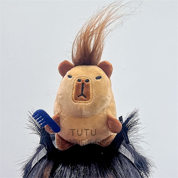 Björnhårband Plush Leksak Huvudband Hårclips Hög Huvud Topp Hårclips Flye2527 a