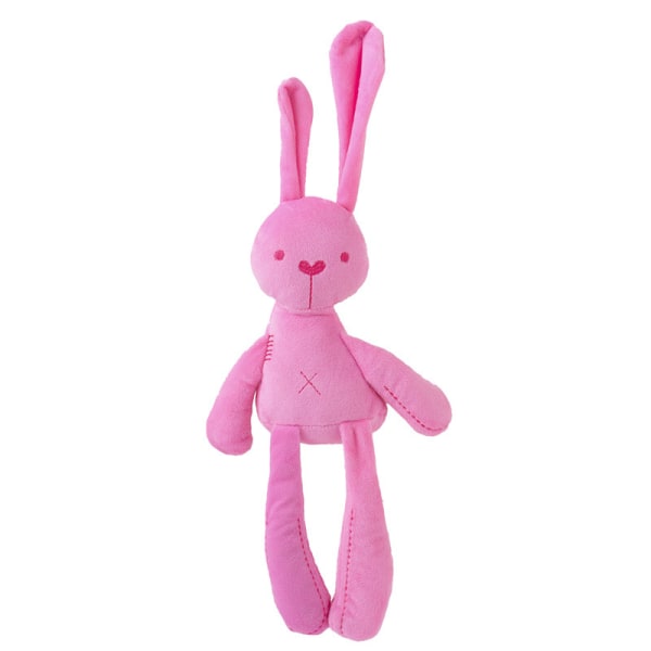 Söt tecknad plyschduk kanindocka barnleksaker födelsedagspresent Pink