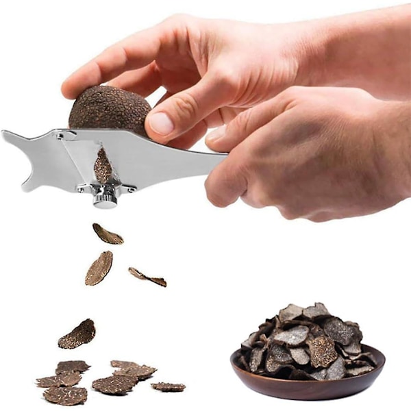 Tryffel- og Chokoladeskærer, Rustfrit Stål Tryffelslicer til Svampe Ost, Justerbar Klinge til Præcisionsskæring a -straight blade cutter