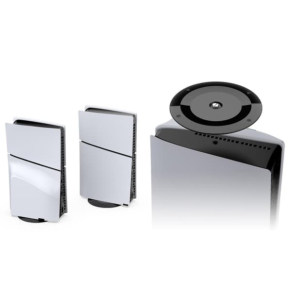 PS5 Slim Stativ - Vertikal Stativ med Skrue til PS5 Slim 5 Konsol Digital Edition og Disc Version 1pcs