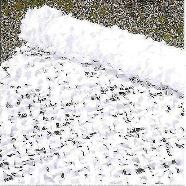 Hvid Camouflagenet, Rektangulær Solsejl Design Camouflage Shade 3x3 M Hvid -DGJR