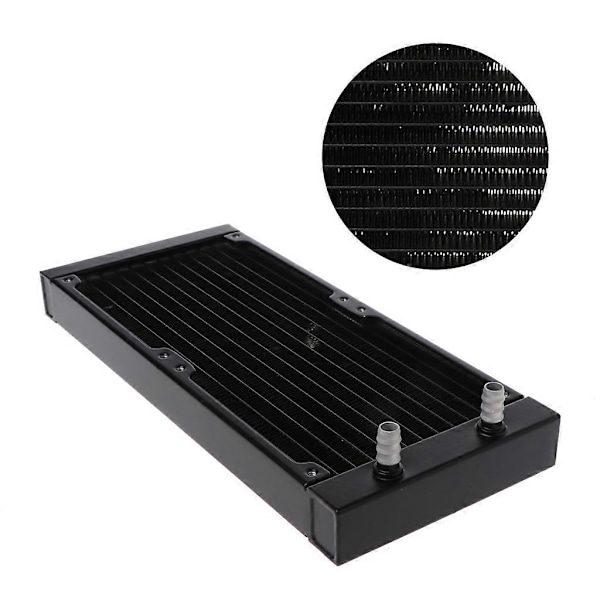 240mm 12 Rør CPU Kølelegeme Aluminium PC Kabinet Vandkøling Radiator Udveksler