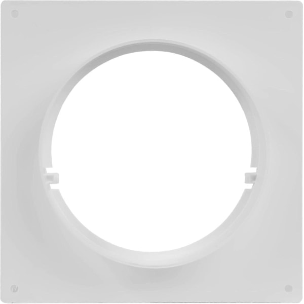 150mm Kanalanslutningsfläns, Plast Rakt Rörfläns för Värme- och Kylventilationssystem (15cm)