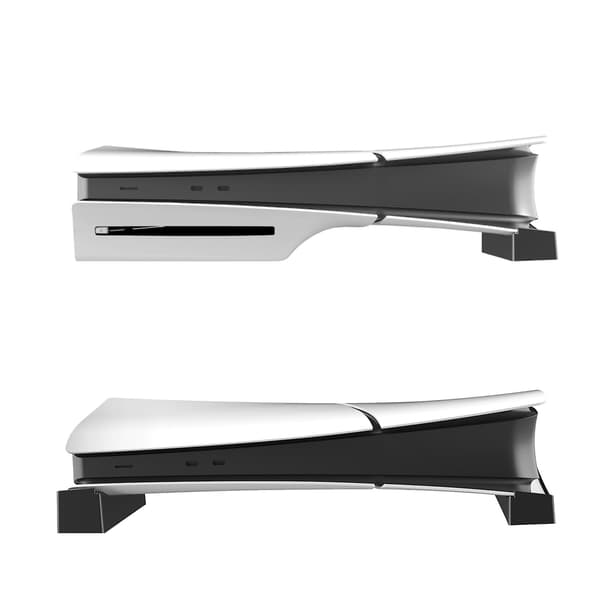1/2 stk. Vandret Stativ Tilbehør til PS5 Slim Konsol, PS5 Slim Base Stativ Tilbehør til PS5 Slim Disc/ Digital Edition 2pcs for ps5 slim uhd console
