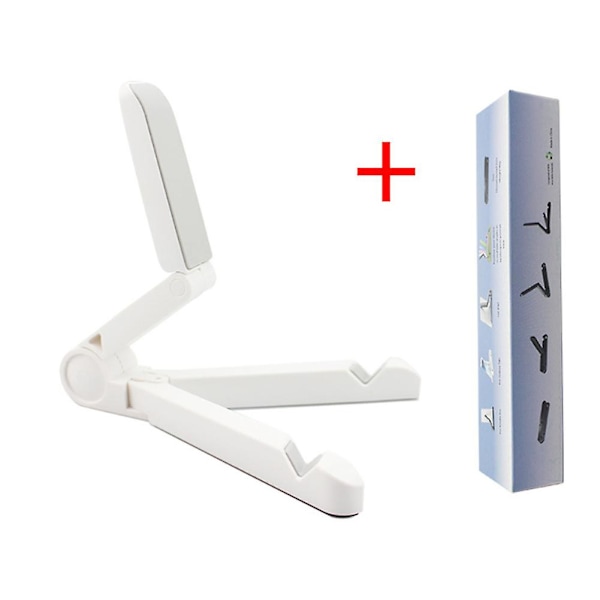 Universal Justerbar Bærbar Tablet Holder Stativ Bord til iPad Telefon iPhone white