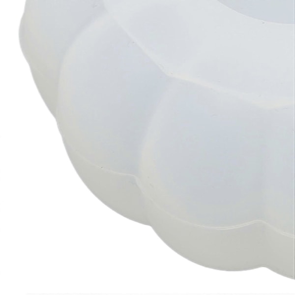 3D Pumpa Ljusformar Mycket Transparent Tjocknade DIY Återanvändbara Halloween Ljusformar för Brickor J