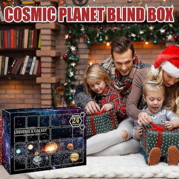 24 dages juleadventskalender Countdown Universe Collection Cosmic Planet Set Julegaver til piger drenge