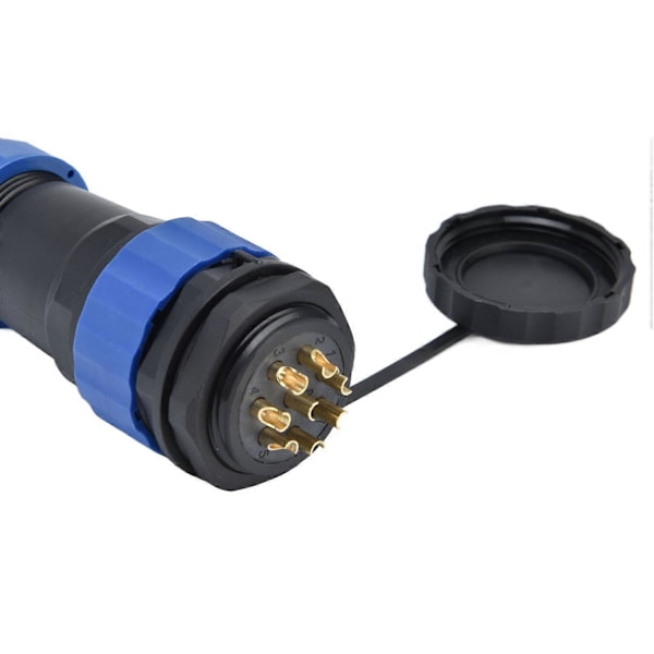 Flypluggkontakt IP68 Vanntett SP28 Bakmutter Sveising Hunn og Hann Strømkontakt 380V 25A8