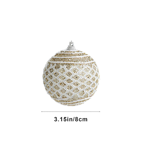 Julgran i Skum, 8 cm, Juldekoration, Pärlor, Hängande, Färgad gd