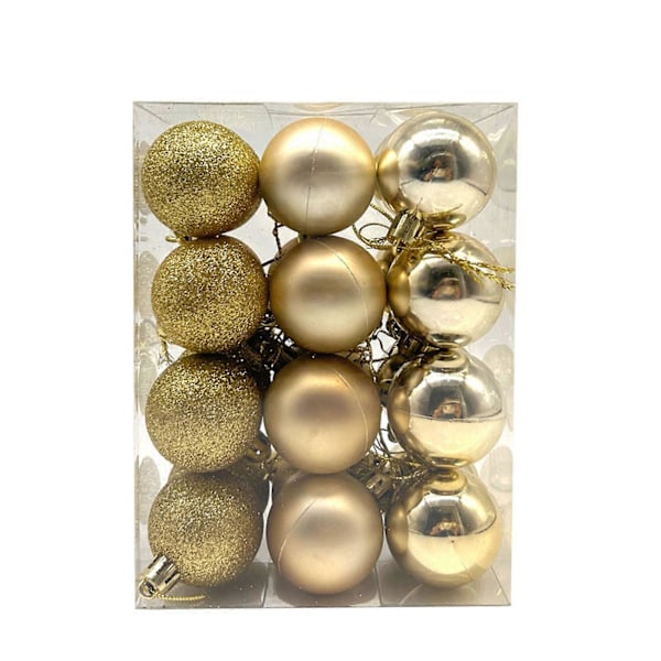 Julepynt 3cm Juletre L Kule Henge Hjem Fest Ornament Dekor r