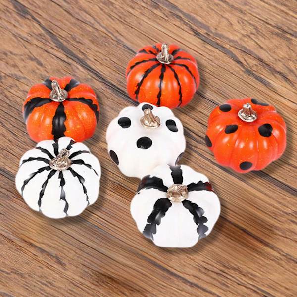 Halloween-koristeet lapsille, simuloitu Halloween-kurpitsa, koristeellinen malli, syksyn kurpitsa, viivapiirros, joulukoristeet, 6 kpl a