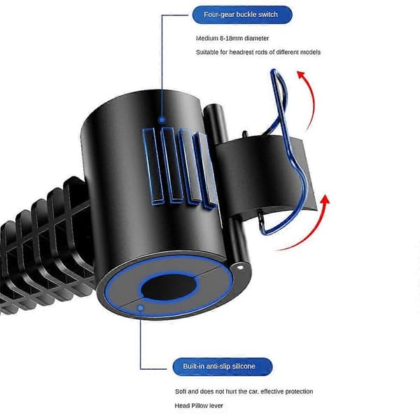 Telefonholder Tablett Roterende Holder Bil Baksete Stativ Hodegavl Brakett Universal Holder Tilbehør 1pc