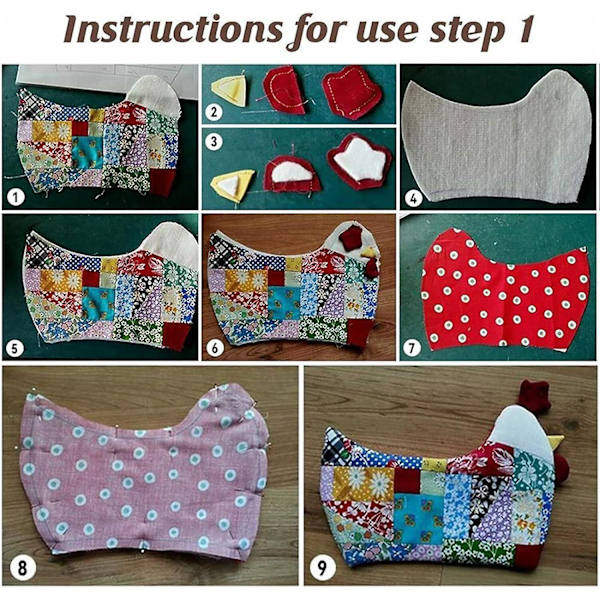6 st hönsformade skålmysiga mönstermallar, påskkycklingkorgmallset, söt äggkorgmallset, kreativ handgjord DIY ägg hållare, påsk