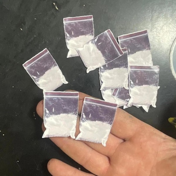 Små Blow Baggies Prank Stickers, Coke Bag Stickers Prank, Coke Baggie Stickers, Små Blow Baggies Prank Stickers  (Färg : 10pack) -GSL ZD R 20pack