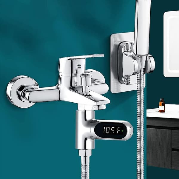 Brusesensor, 0~100  Babybadetermometer Med 360 Graders Rotationsdisplay Led Digital Display Brusesensor
