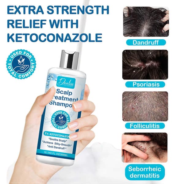 Danliss Shampoo mod Seboroisk Dermatitis, Shampoo mod Psoriasis, Behandling mod Seboroisk Dermatitis