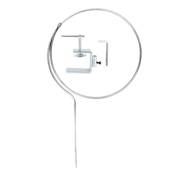 Metall Rund Byxa Elastisk Rep Trådning Guide Verktyg Sybehör (M 26,5 cm)