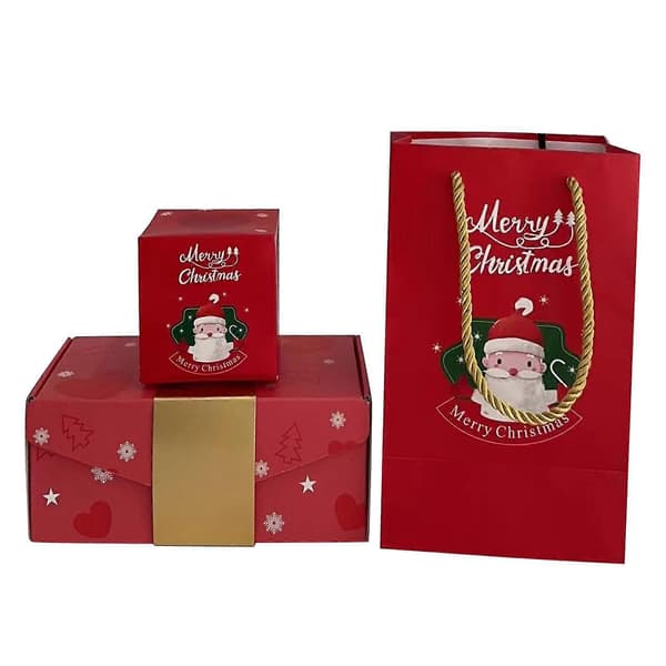 Julklappsförpackning med Överraskningslåda - Skapa den mest överraskande presenten, Röd kuvert studsande romantisk presentask