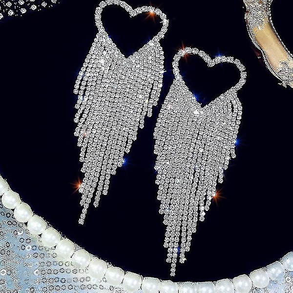 Högkvalitativa Färgglada Kristall Rhinestone Högring Örhängen Statement Geome