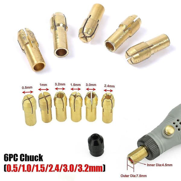 10w Hobby Craft Mini Drill Grinder Tool Set Modellering Polering Boring - Rød CNSZ