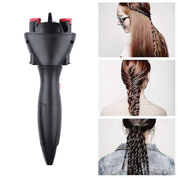 Elektrisk Hårfläta Snabb Twist Automatisk Stickmaskin Styler Stylingverktyg