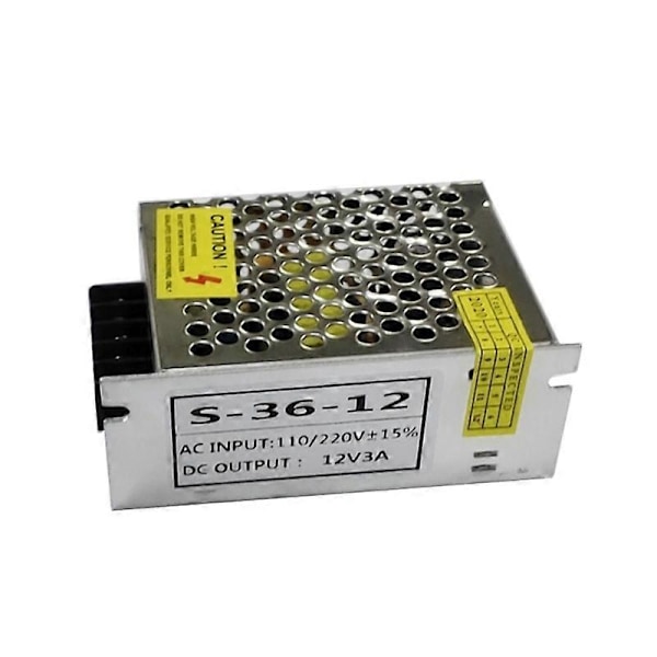 AC 100-260V till DC 12V 3A 36W Strömadapter för LED-remsa