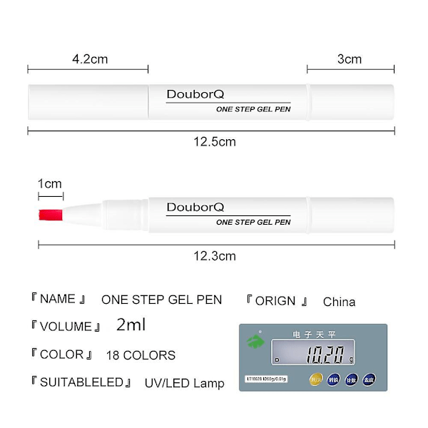 Ny neglelak pen neglelak et-trins neglelak gel pen som neglelak gel FF RYzd 12