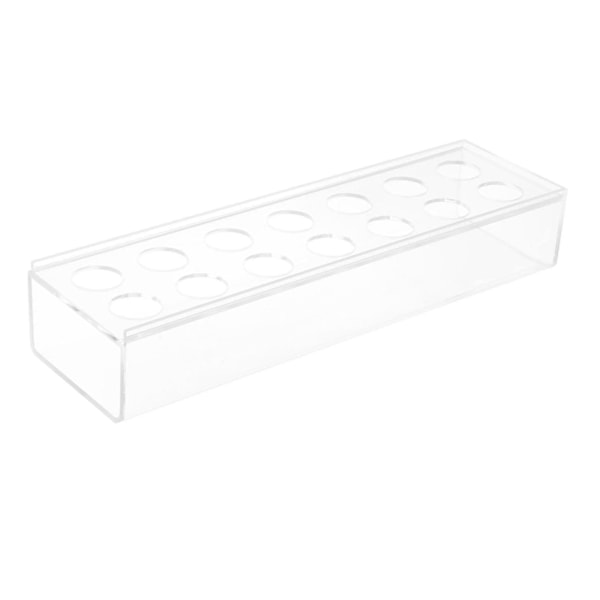 Blomsterkasser Vannholder Knopp Vase Akryl Vase For Skrivebord Bryllupsdag Jubileum 35x10x6cm 14 Hull -n4993 ZD A