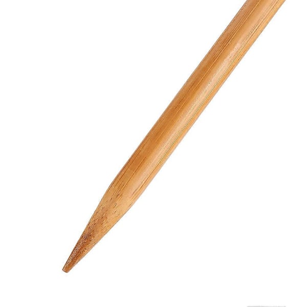 36 stk. Strikkepinde med enkelt spids, karboniseret, størrelser 0,2-1 cm
