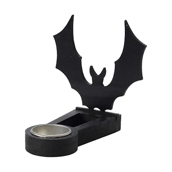 Halloween Ljusstake Unik Skugga Dekor Tealight Ljusstativ Bord Ljusstake Centerpiece Spöklik Atmosfär Prop -CHN a