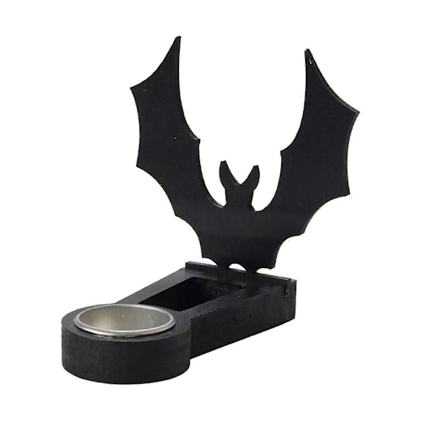 Halloween Lysestake Unik Skyggedekor Tealight Lysestaker Bordplate Lysestake Midtstykke Skummel Atmosfære Prop -CHN a