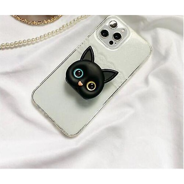 3D söt kattunge telefonhållare med mini spegel ZD A style c