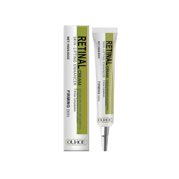 Retinolcreme mod aldring - Opstrammende, lysnende & 24 timers hydrering | Reducerer rynker, forbedrer elasticitet & makeupbase 1pc